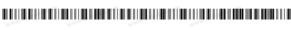 Libre Barcode 39 Tex字体转换